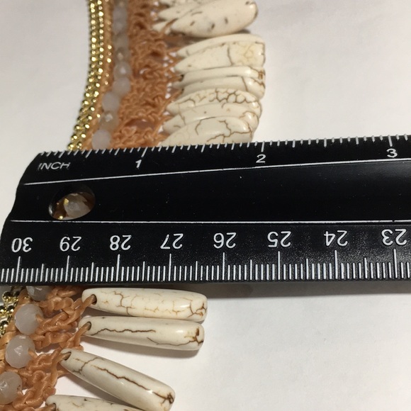 NWOT EASTERN SERENITY CROCHET BEADED NECKLACE - Picture 9 of 9